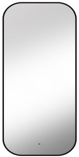 Зеркало с подсветкой Continent Torry ЗЛП1531 с бесконтактным сенсором 60x100см чёрный